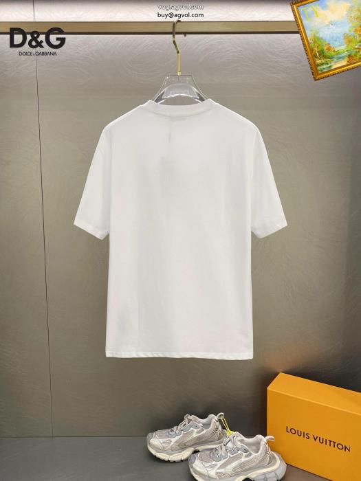 夏に必須の定番アイテム大好評偽物 ブランド ショップ半袖TシャツDolce&Gabbana_0_2