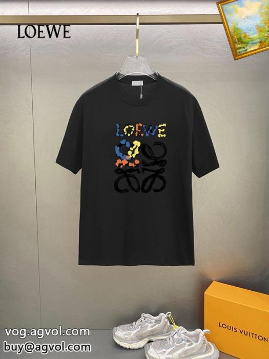 LOEWE安定感があり軽やかな印象コピー 品 販売半袖Tシャツ_0_1