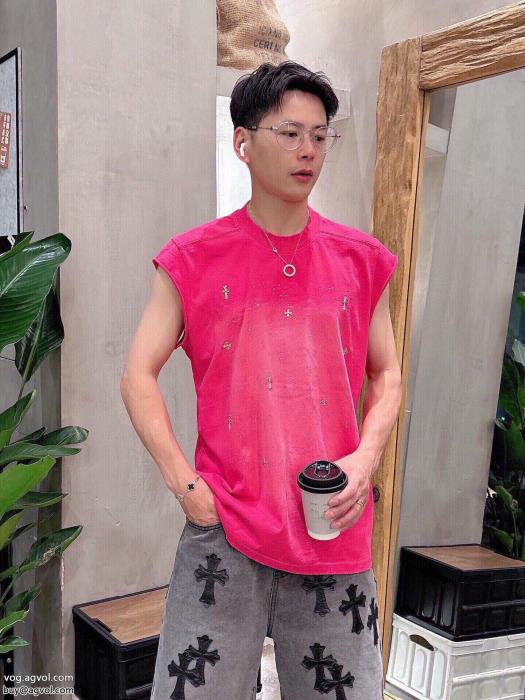 偽 ブランド 販売半袖Tシャツ流行の最前線今季のベスト新作CHROME HEARTS_0_2