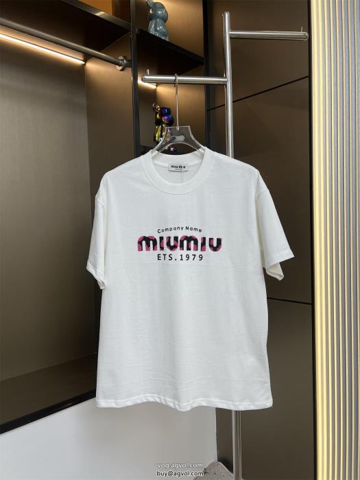 ブランド 偽物好感度が高いアイテム狙い目ミュウミュウ半袖Tシャツ_0_2