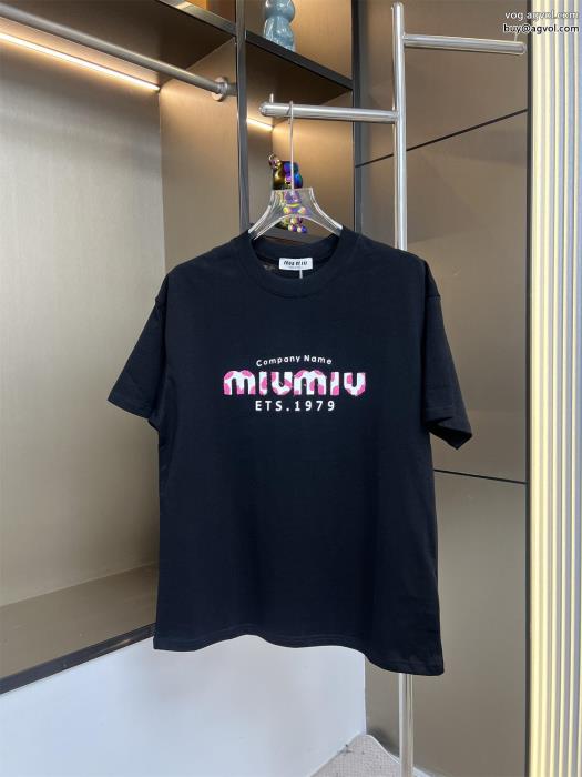 ブランド 偽物好感度が高いアイテム狙い目ミュウミュウ半袖Tシャツ_0_3