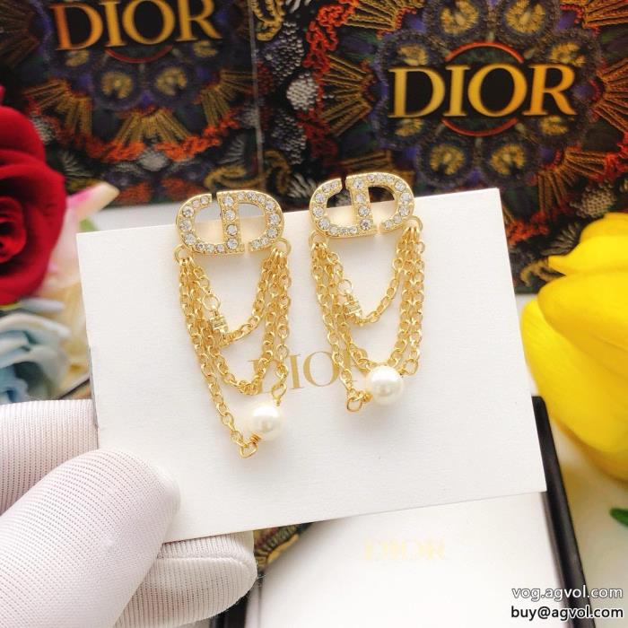 スーパー コピー 販売23SS海外直営高品質素材イヤリングDIOR_0_2