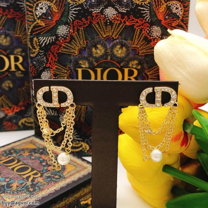スーパー コピー 販売23SS海外直営高品質素材イヤリングDIOR_0_3