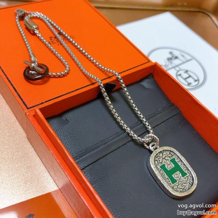 HERMESコピー 商品 ブランド限定版プリント通気性のいいネックレス_0_3