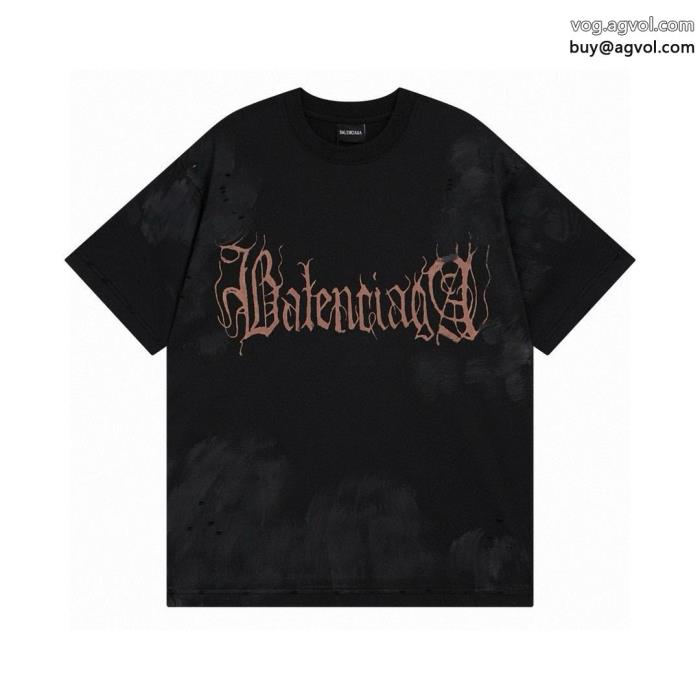 顧客優待セール2025最新作　完売必至半袖Tシャツバレンシアガブランド コピー 安心_0_1