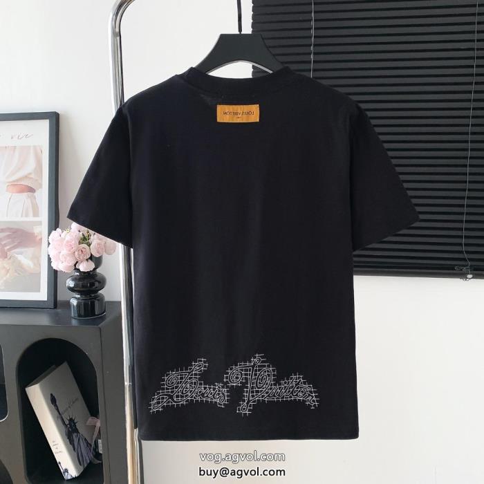 高級感漂う今年もトレンド半袖TシャツLOUIS VUITTONブランド 品 激安 通販_0_0