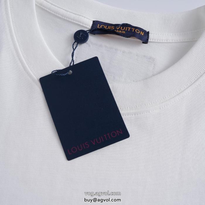 高級感漂う今年もトレンド半袖TシャツLOUIS VUITTONブランド 品 激安 通販_0_2