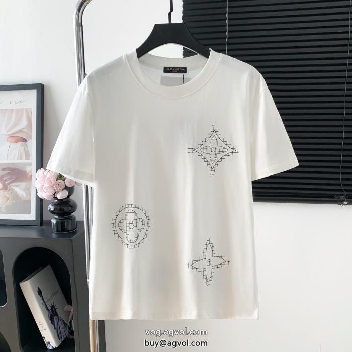 高級感漂う今年もトレンド半袖TシャツLOUIS VUITTONブランド 品 激安 通販_0_4