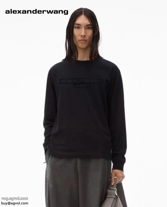 長袖Tシャツブランド コピー  正規品保証232025今季のベスト新作ALEXANDER WANG_1_0