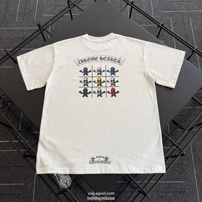 偽 ブランド CHROME HEARTS半袖Tシャツお手頃価格夏に最強アイテム_0_0
