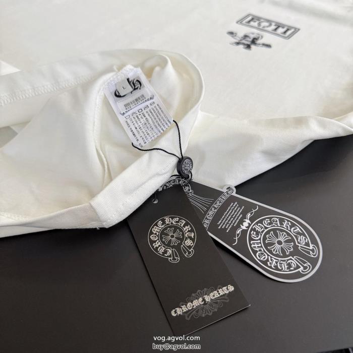 偽 ブランド CHROME HEARTS半袖Tシャツお手頃価格夏に最強アイテム_0_2