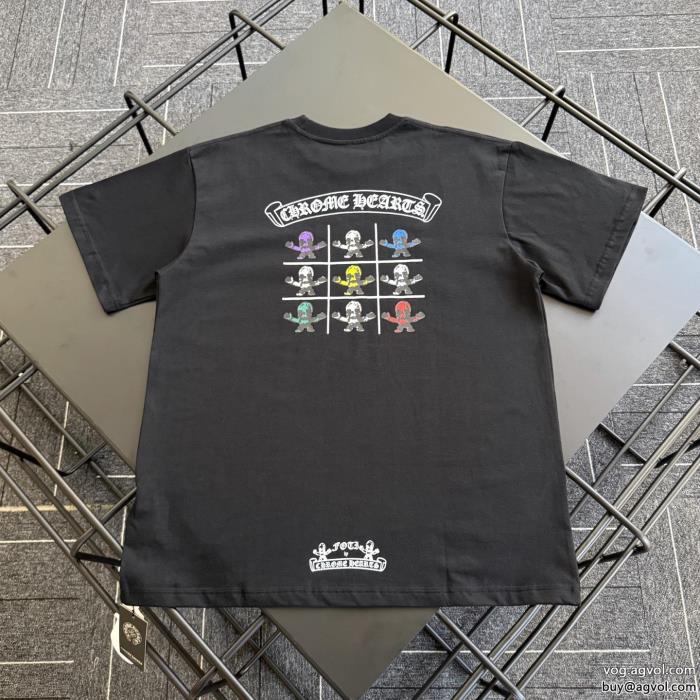 偽 ブランド CHROME HEARTS半袖Tシャツお手頃価格夏に最強アイテム_0_3