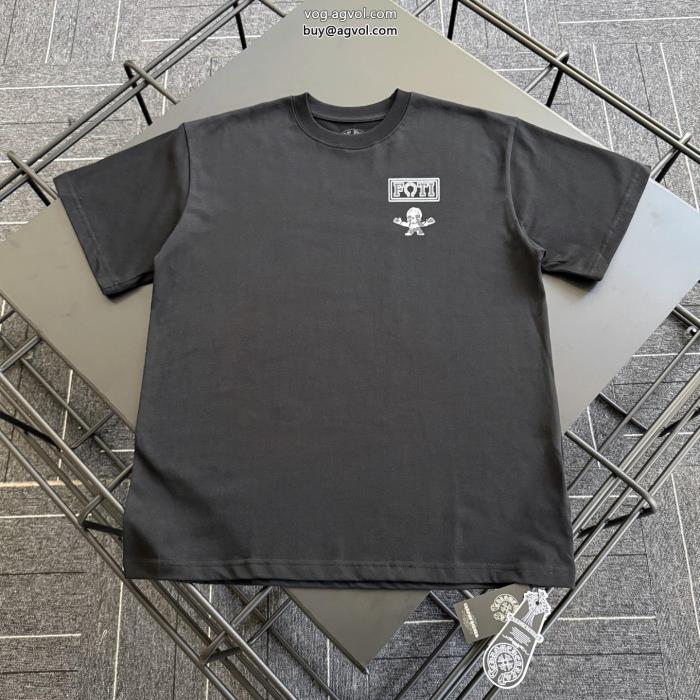 偽 ブランド CHROME HEARTS半袖Tシャツお手頃価格夏に最強アイテム_0_4