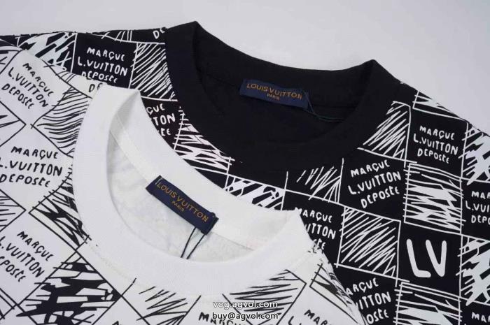 コピー ブランド 優良LOUIS VUITTON新作限定早い者勝ち夏限定半袖Tシャツ_0_1