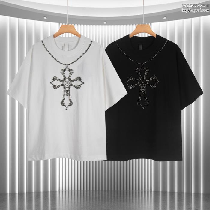 半袖TシャツCHROME HEARTSコピー 品 ブランド大人の色味クール印象_0_0