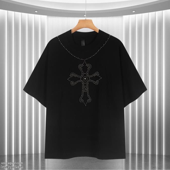 半袖TシャツCHROME HEARTSコピー 品 ブランド大人の色味クール印象_0_5