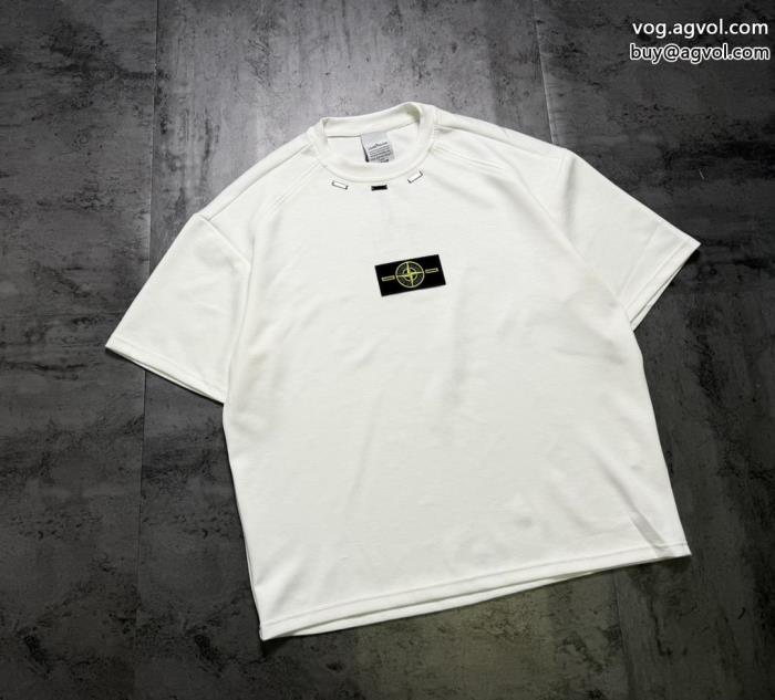 2025新作も続々登場!最新とても可愛いStone Islandブランド コピー 品半袖Tシャツ_0_3