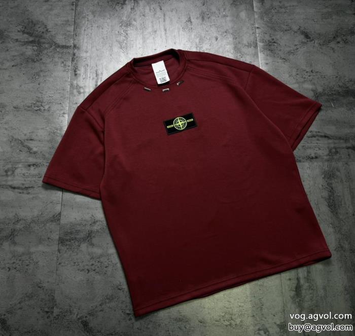 2025新作も続々登場!最新とても可愛いStone Islandブランド コピー 品半袖Tシャツ_0_4