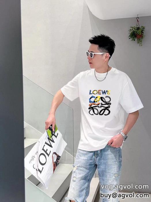 ブランド 品 激安 通販半袖Tシャツ定番人気上質感LOEWE_0_2