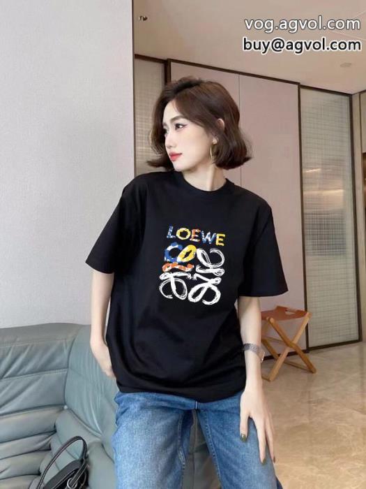 ブランド 品 激安 通販半袖Tシャツ定番人気上質感LOEWE_0_4