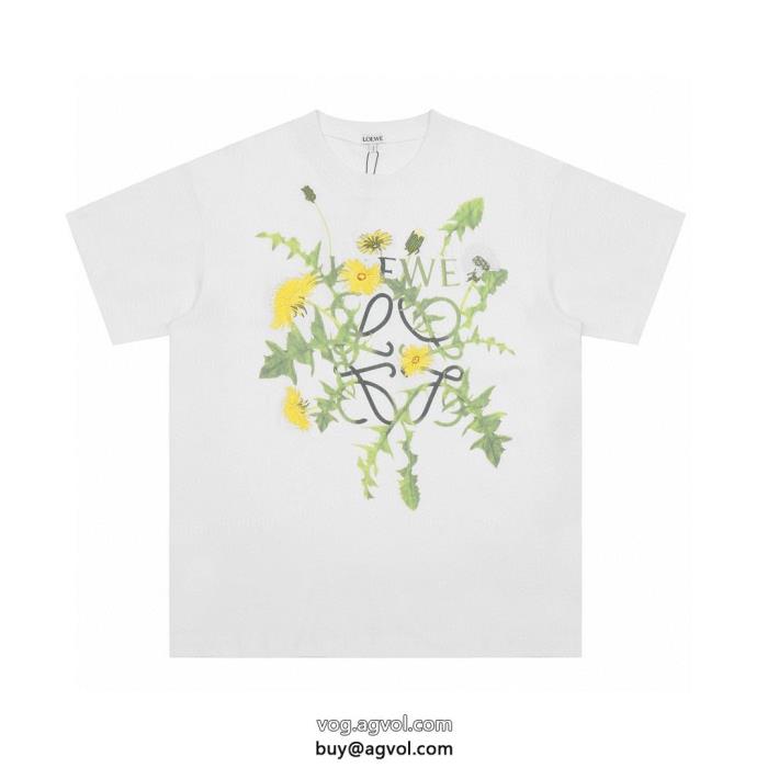 LOEWE涼しげな印象の20252025新作販売開始ブランド 激安半袖Tシャツ_0_0