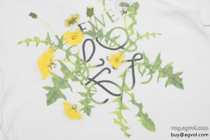 LOEWE涼しげな印象の20252025新作販売開始ブランド 激安半袖Tシャツ_0_4