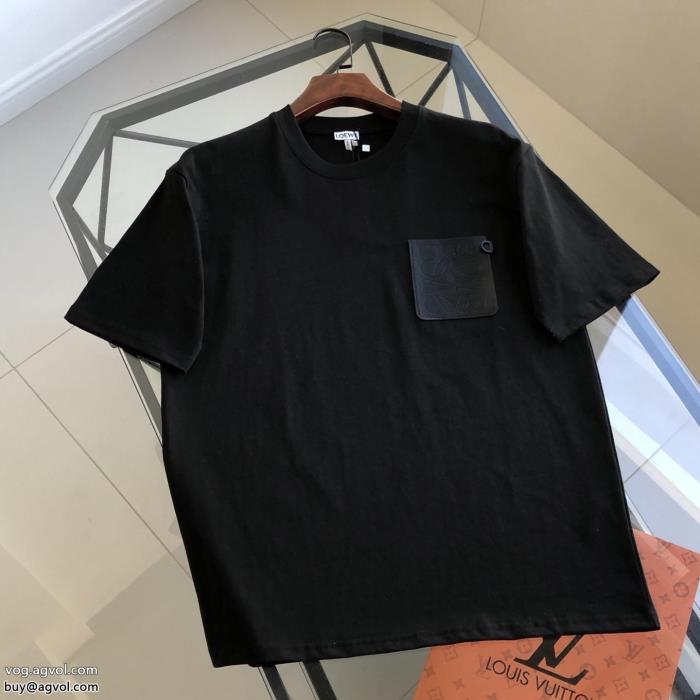 LOEWEブランド 偽物 通販半袖Tシャツ2025夏色っぽさ少量入荷☆限定モデル_0_2