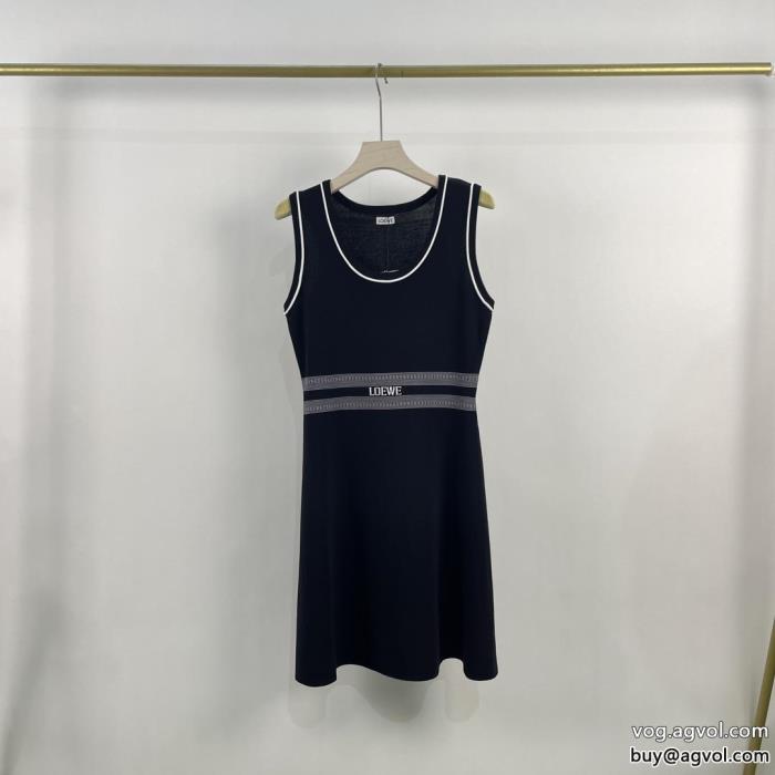 ブランド 通販 激安セールで格安軽やかな印象ワンピースLOEWE_0_2