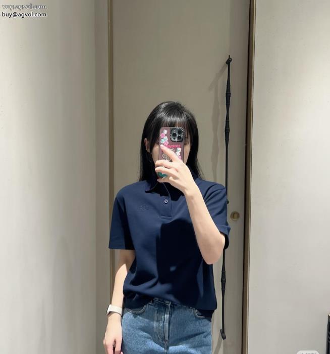 LOEWEブランド コピー今人気の秘訣2022-23AW☆韓国の人気半袖poloTシャツ_0_1
