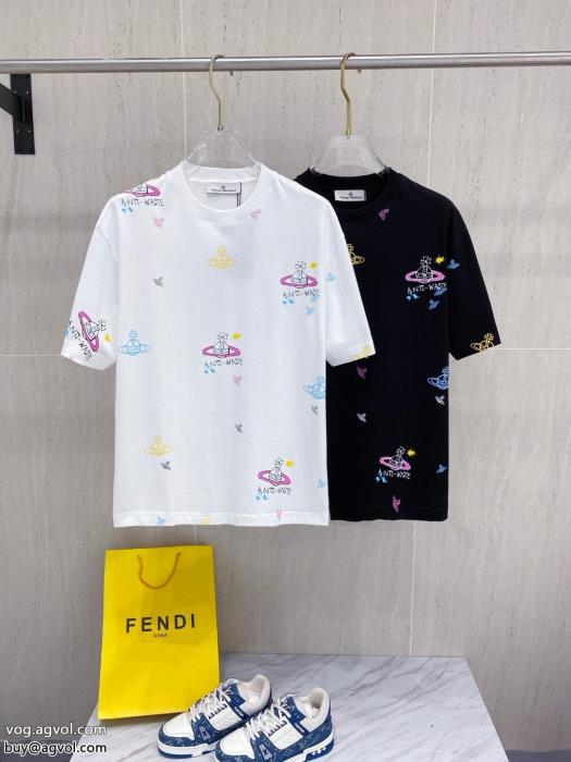 偽物 ブランドVIVIENNE WESTWOOD半袖Tシャツ芸能人愛用ブランド流行の最前線_0_5