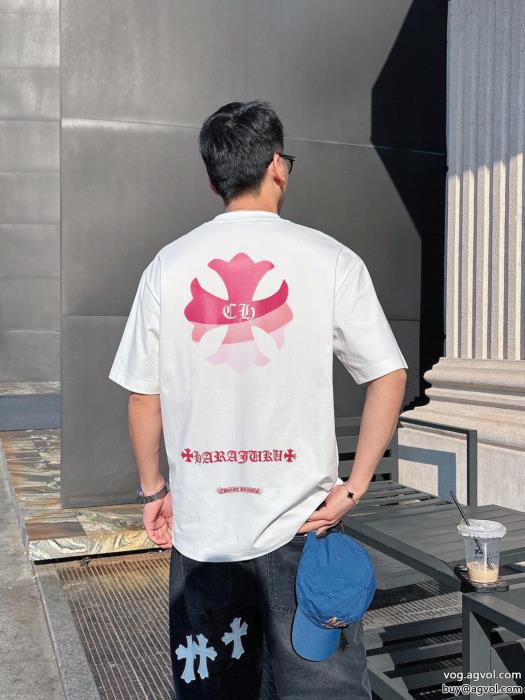 コピー ブランド 通販 安心定番人気のモデル先行販売クロムハーツ半袖Tシャツ_0_4