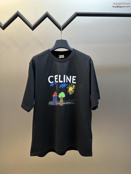 コピー ブランド限定生産品今季のトレンド人気新作半袖TシャツCELINE_0_1