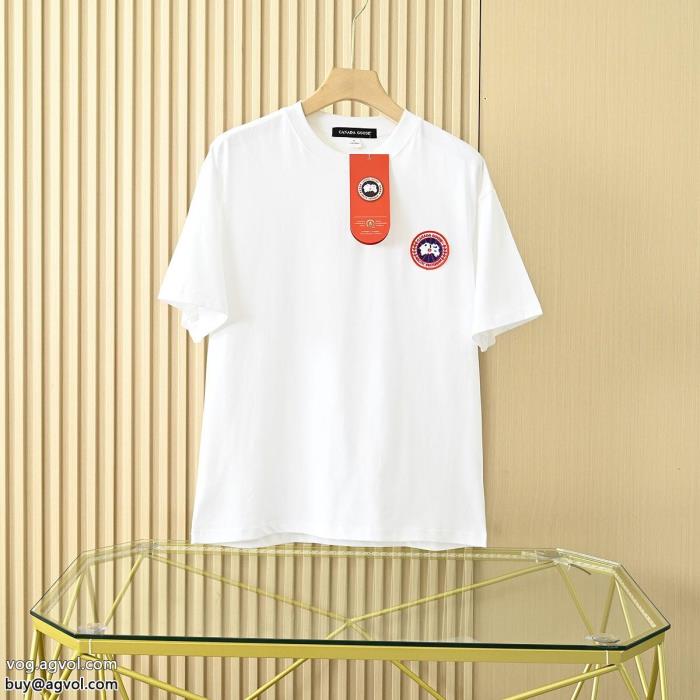 Canada Goose通販 ブランド半袖Tシャツ通勤スタイル在庫あり即発_0_2