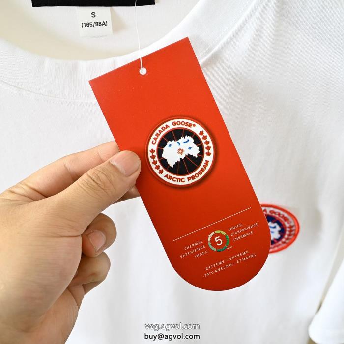 Canada Goose通販 ブランド半袖Tシャツ通勤スタイル在庫あり即発_0_3