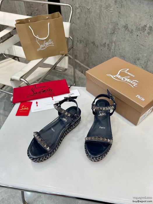 通販 ブランドサンダル清涼感どんなシーンにもChristian Louboutin_0_4