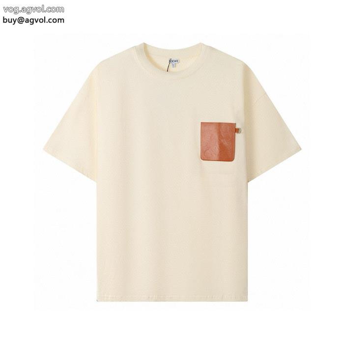 激安 ブランド 通販トレンドの最先端にカッコカワイイLOEWE半袖Tシャツ_0_0