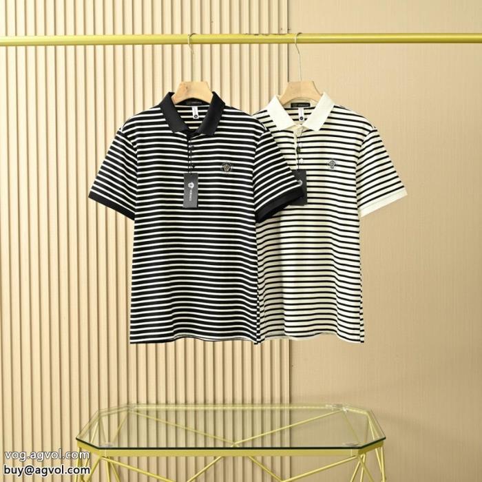 VERSACE半袖POLOTシャツ優しげ人気アイテム在庫あり即発ブランド レプリカ_0_1