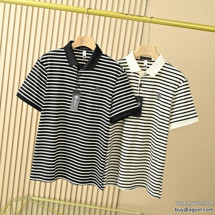 VERSACE半袖POLOTシャツ優しげ人気アイテム在庫あり即発ブランド レプリカ_0_2