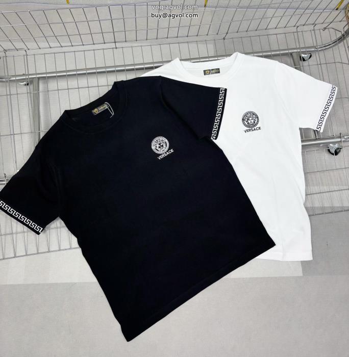 VERSACEブランド 品 コピー快適な履き心地爽やかな色合い半袖Tシャツ_0_3