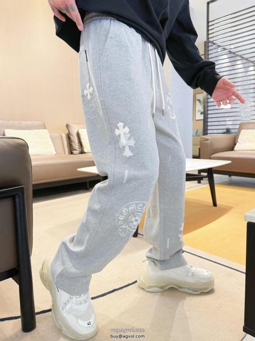 ブランド フェイク洗練されたスタイル通勤の定番スラックスCHROME HEARTS_0_3