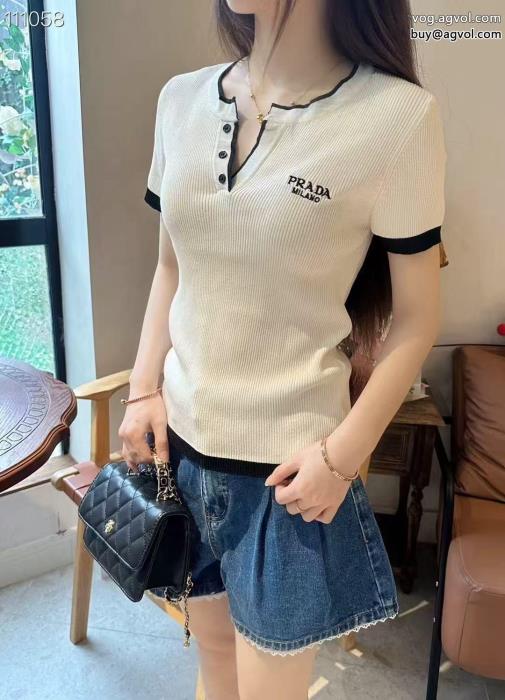 PRADA半袖Tシャツ期間限定2025シーズン継続トレンド新着ブランド 激安 _0_2
