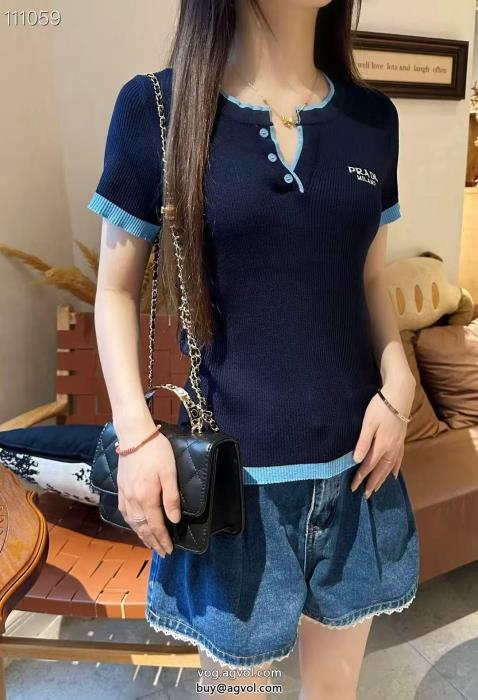 PRADA半袖Tシャツ期間限定2025シーズン継続トレンド新着ブランド 激安 _0_3