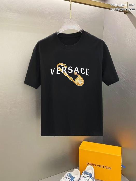 半袖Tシャツブランド コピー 専門軽やかな素材感新作夏の優秀アイテムVERSACE_0_2