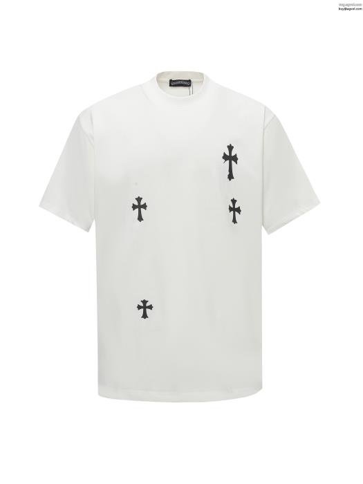 トレンドスタイル2025最新作偽物 ブランド 激安クロムハーツ半袖Tシャツ_0_1