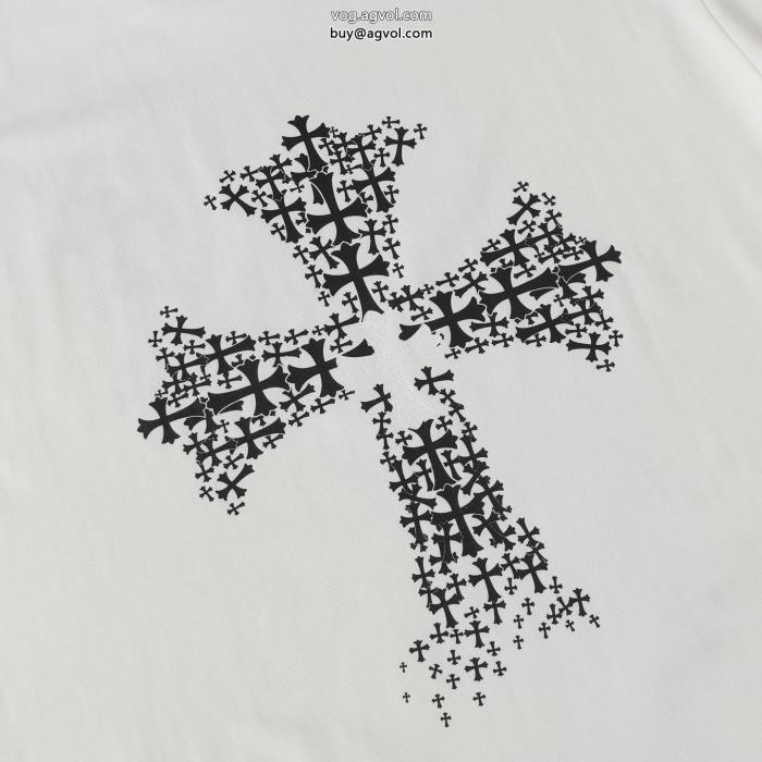 トレンドスタイル2025最新作偽物 ブランド 激安クロムハーツ半袖Tシャツ_0_3
