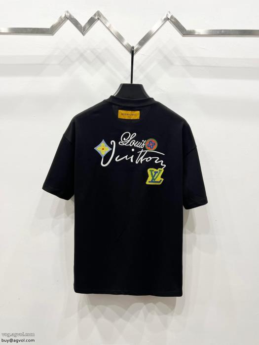 ブランド コピー 販売 LOUIS VUITTON高級感あるスタイル2025最新作　完売必至半袖Tシャツ_0_1