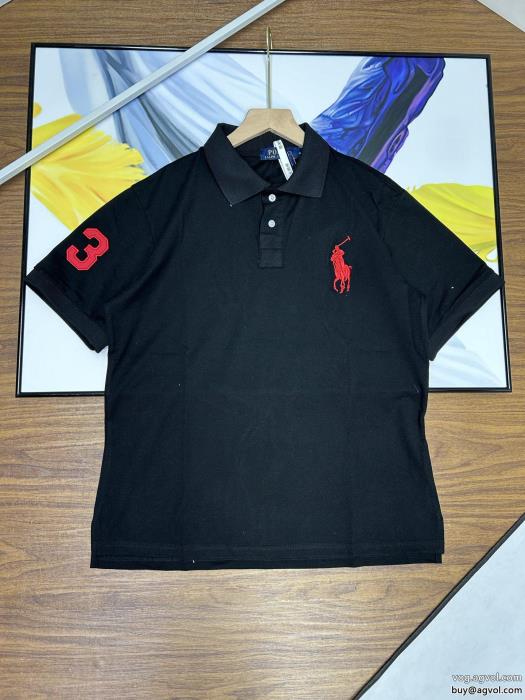 Polo Ralph Lauren大人可愛いスタイル通勤の定番半袖poloTシャツ偽物 通販 _0_1