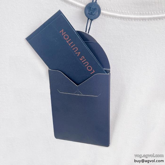 カジュアルの定番スタイルUP効果ありブランド 品 コピー半袖TシャツLOUIS VUITTON_0_4
