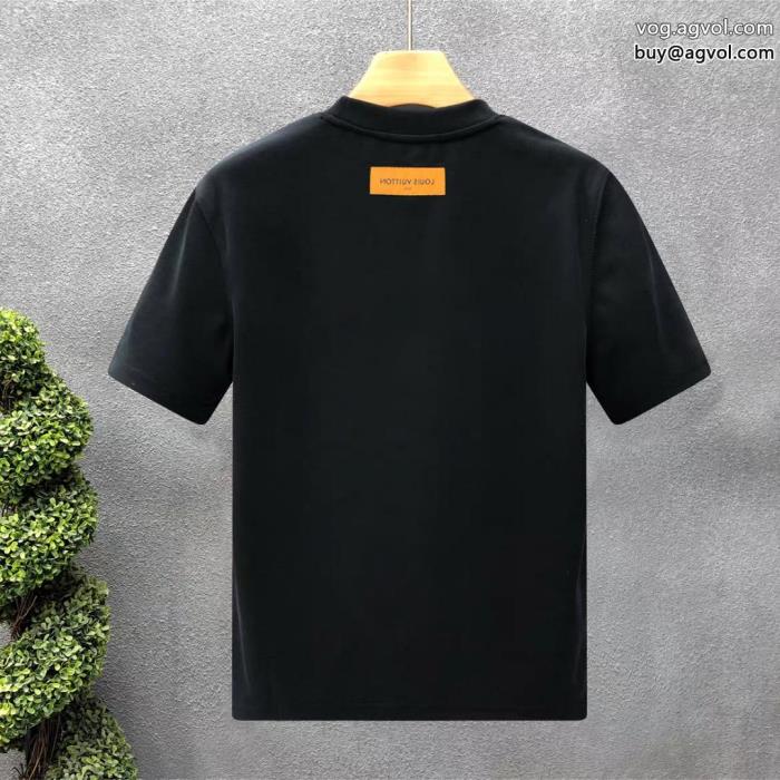 LOUIS VUITTON偽物 ブランド半袖Tシャツ在庫希少好印象な上品スタイル_0_1
