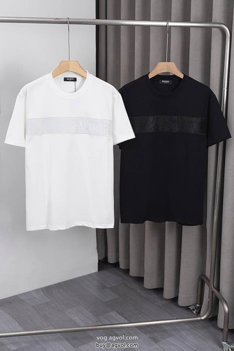 BALMAIN半袖Tシャツ夏に最強アイテム今流行ブランド コピー 激安_0_2